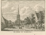 95 De Kerk te Domburg. Gezicht op de Nederlandse Hervormde kerk te Domburg, vanuit het westen