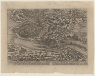 102 Afbeeldinghe van der stadt Hulst met alle de omliggende sterckten, soo die waren den 20 Augusti 1596 .... De stad ...