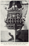 1021b Hek van het Zeeuwsch admiraalschip Zeelandia . Spiegel van het model van het admiraalschip Zeelandia van Johan ...