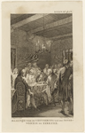 1103 [1730 c.]. Maaltijd voor de Uitvoering van het Doodvonnis te Zierikzee / J. Buys inv. et delin. ; Reinr. Vinkeles ...