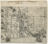 123 Kaart van de tocht van prins Maurits naar Watervliet en IJzendijke