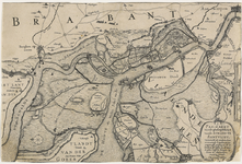 131 Pascaert van de ghelegenteyt van de schans te Santvliet .... Kaart van de aanslag van Spinola op Zuid-Beveland ...