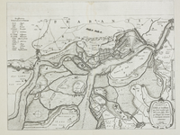 132 Pascaert van de ghelegenteyt van de schans te Santvliet .... Kaart van de aanslag van Spinola op Zuid-Beveland ...