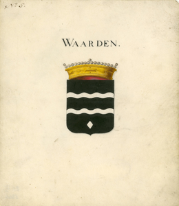 1364 Wapens en zegels betreffende Veere / [J. Schwartzenbach]. [Veere , c. 1780]. 7 tekeningen : pen, in kleur, ...