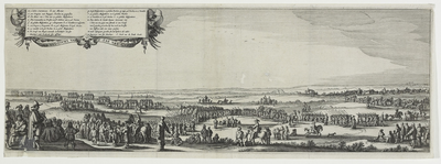 152-2 Den uyttocht van 't Sas van Gendt. De uittocht van de Spanjaarden uit Sas van Gent na de verovering door prins ...