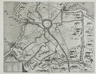 160 Kaart van Hulst en omgeving tijdens het beleg en de verovering van Hulst door prins Frederik Hendrik, met ...