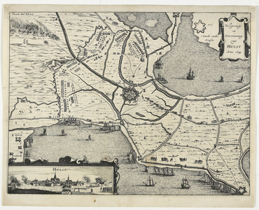 161 Belegeringe en Overwinninge van Hulst. Anno 1645. Kaart van het beleg en verovering van Hulst door Frederik Hendrik ...