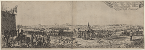 167 Het Spaans garnizoen verlaat Hulst na de verovering door prins Frederik Hendrik (linksvoor afgebeeld), met ...