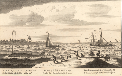 196-2 Het vangen van een walvis in de wateren tussen Sint Annaland en Zijpe, met 2 x 2-regelig rijm