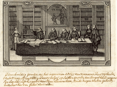207 Zinneprent op de devasallage van Vlissingen, het advies van zes rechtsgeleerden over het leenrecht van de prins van ...