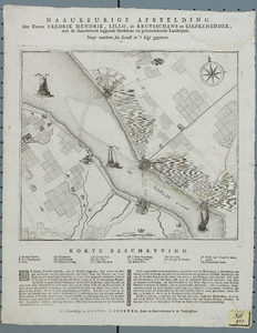 218 Naaukeurige afbeelding der Forten Fredrik Hendrik, Lillo, deKruysschans en Liefkenshoek met de daaromtrent leggende ...