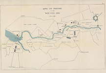 283 Aanval der Franschen op de Passe-Geule Linie. Kaart van de aanval van de Fransen op de Passegeule-linie, met de ...