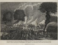 290-1 Afbeelding van den swaaren brand te Arnemuiden .... Het afbranden van zoutketen te Arnemuiden, op de weg naar de ...