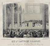 315 Het 4e Zeeuwsche muzijkfeest in het Koor der groote Kerk te Goes. Het vierde muziekfeest in het koor van de Grote ...