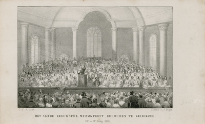 318 Het vijfde Zeeuwsche Muzijkfeest, gehouden te Zierikzee 10e en 11e Junij 1858. Het vijfde Zeeuwse Muziekfeest, ...