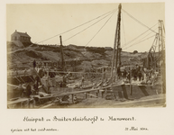 324-6 Sluisput en buitensluishoofd te Hansweert, gezien van het zuidoosten