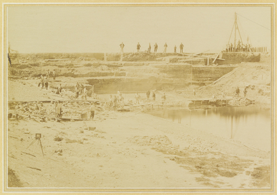 326-21 De doorgraving van de zeedijk te Vlissingen