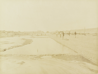 326-42 De aanleg van oostelijk binnenhavenbassin te Vlissingen, gezien vanuit het zuiden