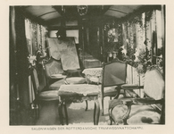 386-1 Salonwagen der Rotterdamsche Tramwegmaatschappij. Bezoek van koningin Wilhelmina en prins Hendrik aan Zeeland, ...