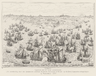 43 De overwinning door den Zeeuwschen admiraal Eeuwwout Pietersen of Worst op 22 kleine Spaansche oorlogsschepen bij ...