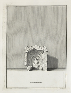 442-14 Afbeeldingen van de, op den 5 Januarij 1647 en later, bij Domburg ontdekte gedenksteenen, tusschen de jaren 1737 ...