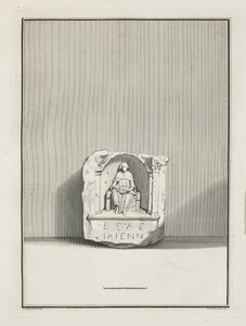 442-2 Afbeeldingen van de, op den 5 Januarij 1647 en later, bij Domburg ontdekte gedenksteenen, tusschen de jaren 1737 ...