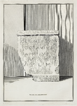 442-31 Achterzijde van een altaarsteen, opgedragen aan de god Neptunus, gevonden op het strand van Domburg, gegraveerd ...