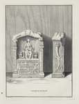 442-8 Afbeeldingen van de, op den 5 Januarij 1647 en later, bij Domburg ontdekte gedenksteenen, tusschen de jaren 1737 ...