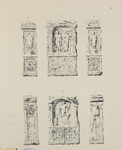 443-5 Twee altaarstenen voor Hercules Magusanus en Neptunus en Jupiter, met de zijkanten, gevonden op het strand van ...