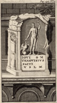 445-2 Een altaarsteen opgedragen aan de god Jupiter, op 5 januari 1647 gevonden op het strand van Domburg