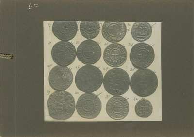 470-14 Afbeelding der verzameling munten en andere voorwerpen, gevonden te Domburg en bijeengebracht door den heer H.J. ...