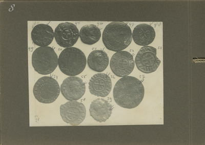 470-17 Afbeelding der verzameling munten en andere voorwerpen, gevonden te Domburg en bijeengebracht door den heer H.J. ...