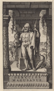 480 Een altaar voor Hercules Magusanus, gevonden bij Westkapelle. Met aantekeningen (potlood) door mr J. Verheye van ...
