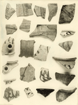 485 Scherven gevonden bij een afgraving van de Karolingische burg te Oost-Souburg in oktober 1939