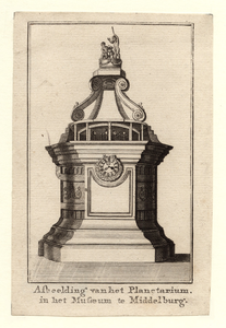500 Afbeelding van het Planetarium in het Musaeum te Middelburg. Het planetarium van Joseph van den Eekhout, voorheen ...