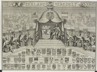 572 Zeelant veredelt. De wapens van Gecommitteerde Raden van Zeeland, ter Admiraliteit en Rekenkamer en de raadsheren ...
