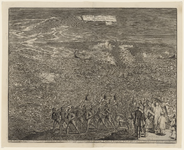 60 Toght der Spanjaarden door 't water naa Duyvelandt en Schouwen. Tocht van de Spaanse troepen naar Schouwen en ...