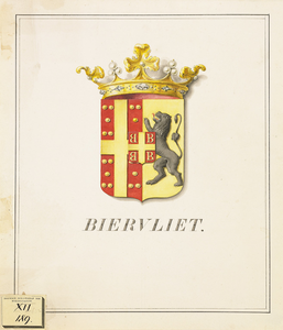 632 Het gekroonde wapen van Biervliet