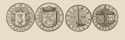 819-6 Strooipenningen bij de inhuldiging van prins Maurits te Veere en Vlissingen