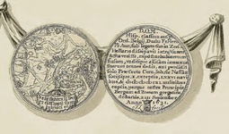 830-6 De penning (voor- en keerzijde), geslagen bij de overwinning van de Zeeuwen onder M. Hollare op de Spanjaarden in ...