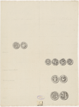 865-2 De penning (voor- en keerzijde) van het Middelburgs mandenmakersgilde