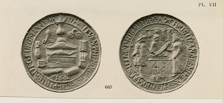868-3 Penningen van het lakenkopersgilde te Vlissingen