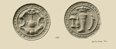 868-6 Penningen van het schoenmakers- en leerbereidersgilde te Vlissingen