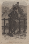 974a Paysan de Goes. Een boer te Goes in klederdracht (met pijp), leunend op een hek