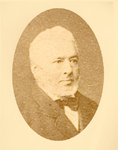 159-1_36 Portret van de heer Isaac Johan Milborn (1820-1888), penningmeester van het Genootschap VW te Middelburg. Lid ...