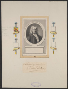 254 Jacob du Bon (-1760), secretaris van Middelburg (1739-1751), secretaris der Staten (1751-1756), raadpensionaris van ...