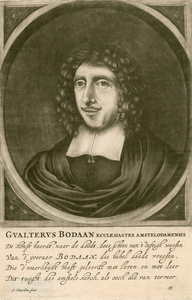 273 Gualterus Boudaen Courte (1637-1684), predikant te Sint Laurens (1662-1667), Veere (1667-1670) en Amsterdam ...