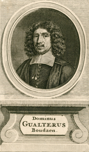 274 Gualterus Boudaen Courten (1637-1684), predikant te Sint Laurens (1662-1667), Veere (1667-1670) en Amsterdam (1670-1684)