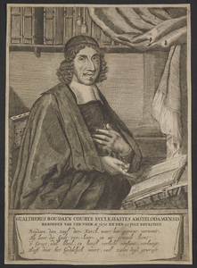 275 Gualterus Boudaen Courte (1637-1684), predikant te Sint Laurens (1662-1667), Veere (1667-1670) en Amsterdam ...