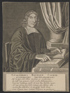 276 Gualterus Boudaen Courte (1637-1684), predikant te Sint Laurens (1662-1667), Veere (1667-1670) en Amsterdam ...